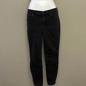 J. Crew MERCANTILE Black 5 Pocket Distressed Skinny Jean- Size 12/31